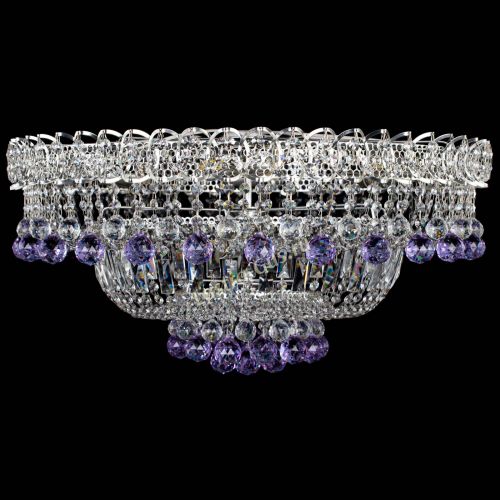 Люстра Хрустальный каскад №3 Шар фиолетовая в Подольске Люстра Хрустальный каскад №3 Шар фиолетовая в Подольске