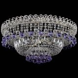 Люстра Хрустальный каскад №3 Шар фиолетовая в Подольске Люстра Хрустальный каскад №3 Шар фиолетовая в Подольске