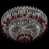 Люстра Хрустальный каскад №3 Шар красная в Подольске Люстра Хрустальный каскад №3 Шар красная в Подольске