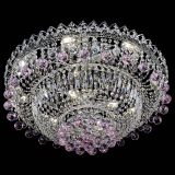 Люстра Хрустальный каскад №3 Шар розовая в Подольске