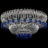 Люстра Хрустальный каскад №3 Шар синяя в Подольске Люстра Хрустальный каскад №3 Шар синяя в Подольске