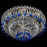 Люстра Хрустальный каскад №3 Шар синяя в Подольске Люстра Хрустальный каскад №3 Шар синяя в Подольске