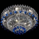 Люстра Хрустальный каскад №3 Шар синяя в Подольске Люстра Хрустальный каскад №3 Шар синяя в Подольске