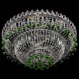 Люстра Хрустальный каскад №3 Шар зеленая в Подольске Люстра Хрустальный каскад №3 Шар зеленая в Подольске