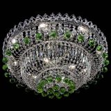 Люстра Хрустальный каскад №3 Шар зеленая в Подольске Люстра Хрустальный каскад №3 Шар зеленая в Подольске