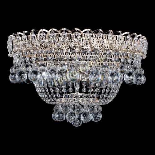 Люстра Хрустальный каскад №3 Шар в Подольске Гусь Хрустальный