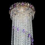 Люстра Хрустальный Каскад №5 фиолетовый в Подольске Люстра Хрустальный Каскад №5 фиолетовый в Подольске
