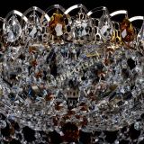 Люстра Хрустальный Каскад Ажур чайный в Подольске Люстра Хрустальный Каскад Ажур чайный в Подольске