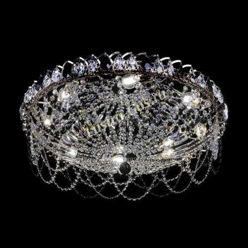 Люстра Каскад Ажур 700 мм черный в Подольске Гусь Хрустальный