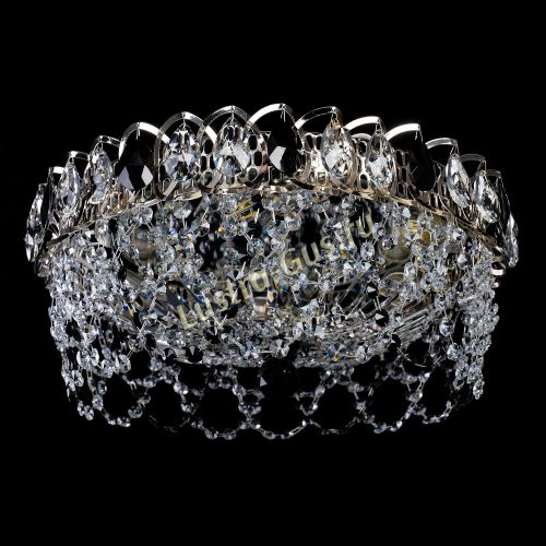 Люстра Хрустальный Каскад Ажур черный в Подольске Гусь Хрустальный