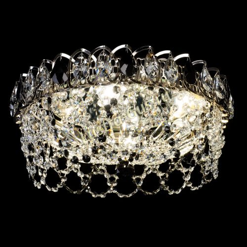 Люстра Хрустальный Каскад Ажур черный в Подольске Гусь Хрустальный