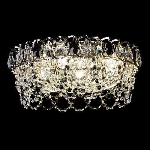 Люстра Хрустальный Каскад Ажур черный в Подольске Гусь Хрустальный