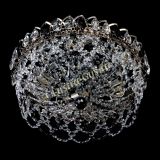 Люстра Хрустальный Каскад Ажур черный в Подольске