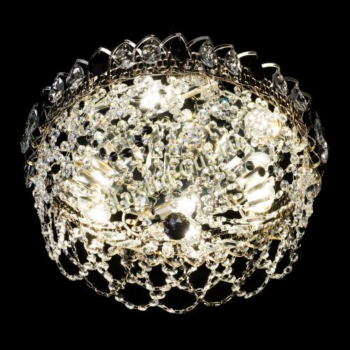 Люстра Хрустальный Каскад Ажур черный в Подольске Гусь Хрустальный