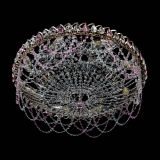 Люстра Каскад Ажур 700 мм розовый в Подольске Люстра Каскад Ажур 700 мм розовый в Подольске