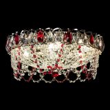 Люстра Хрустальный Каскад Ажур красный в Подольске