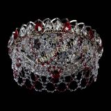 Люстра Хрустальный Каскад Ажур красный в Подольске