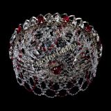 Люстра Хрустальный Каскад Ажур красный в Подольске