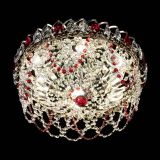 Люстра Хрустальный Каскад Ажур красный в Подольске