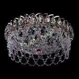 Люстра Хрустальный Каскад Ажур розовый в Подольске Люстра Хрустальный Каскад Ажур розовый в Подольске