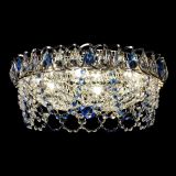 Люстра Хрустальный Каскад Ажур синий в Подольске