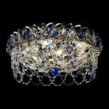 Люстра Хрустальный Каскад Ажур синий в Подольске