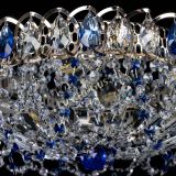Люстра Хрустальный Каскад Ажур синий в Подольске