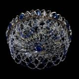 Люстра Хрустальный Каскад Ажур синий в Подольске