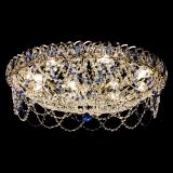 Люстра Каскад Ажур 700 мм синий в Подольске