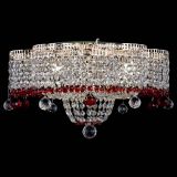 Люстра Камелия №4 красная в Подольске