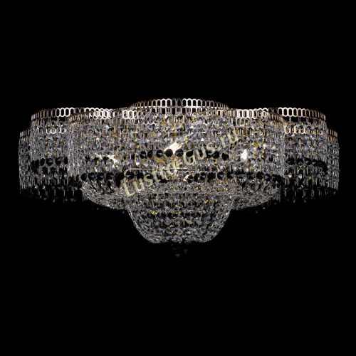 Люстра Камелия №1 черная в Подольске Гусь Хрустальный