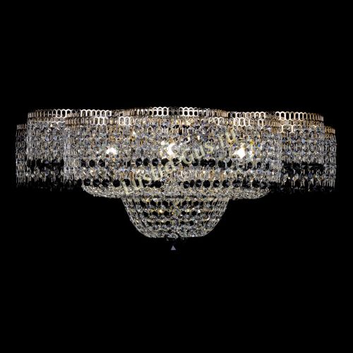 Люстра Камелия №1 черная в Подольске Гусь Хрустальный