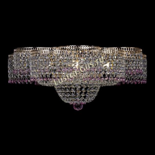 Люстра Камелия №1 розовая в Подольске Гусь Хрустальный