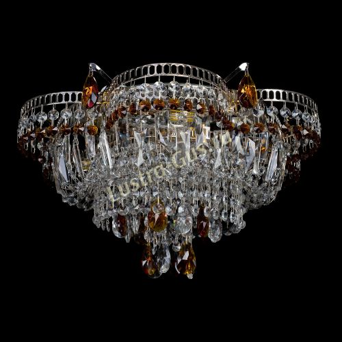 Люстра Камея №1 - 3 лампы чайная в Подольске Гусь Хрустальный