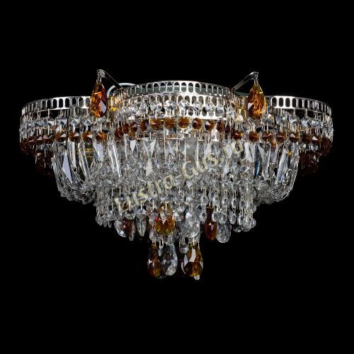 Люстра Камея №1 - 3 лампы чайная в Подольске Гусь Хрустальный