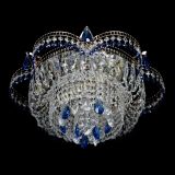 Люстра Камея №1 - 3 лампы синяя в Подольске