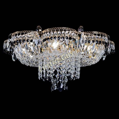 Люстра Камея №1 черная в Подольске Гусь Хрустальный