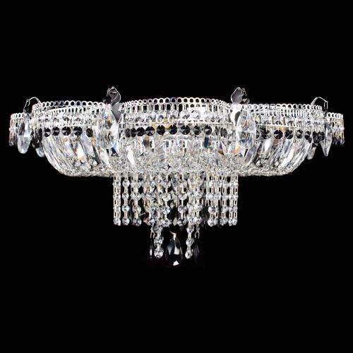 Люстра Камея №1 черная в Подольске Гусь Хрустальный