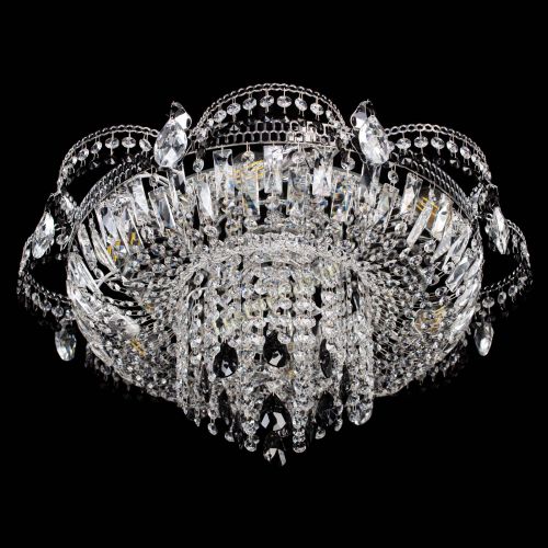 Люстра Камея №1 черная в Подольске Гусь Хрустальный