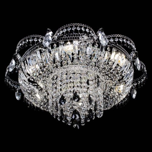 Люстра Камея №1 черная в Подольске Гусь Хрустальный