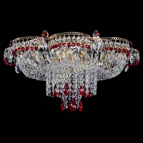 Люстра Камея №1 красная в Подольске Гусь Хрустальный