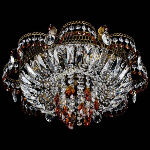 Люстра Камея №4 под бронзу чайная в Подольске Гусь Хрустальный