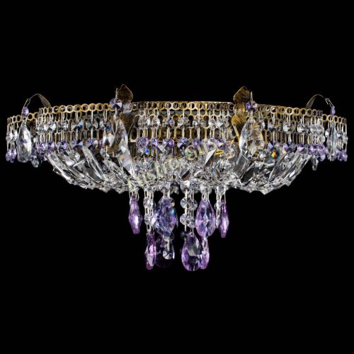 Люстра Камея №4 под бронзу фиолетовая в Подольске Люстра Камея №4 под бронзу фиолетовая в Подольске