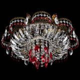 Люстра Камея №4 под бронзу красная в Подольске Люстра Камея №4 под бронзу красная в Подольске