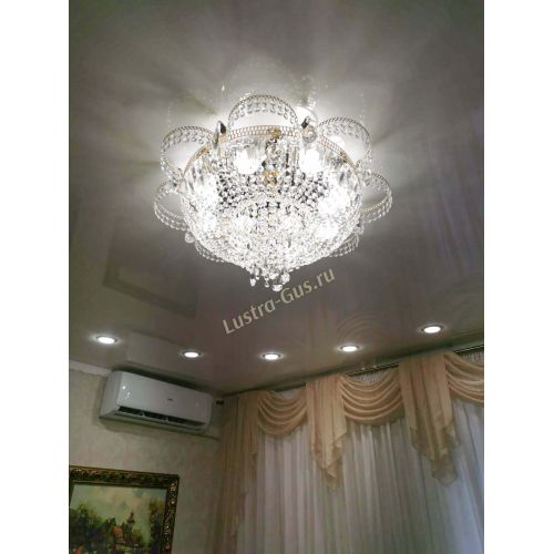 Люстра Камея №8 под бронзу в Подольске Гусь Хрустальный