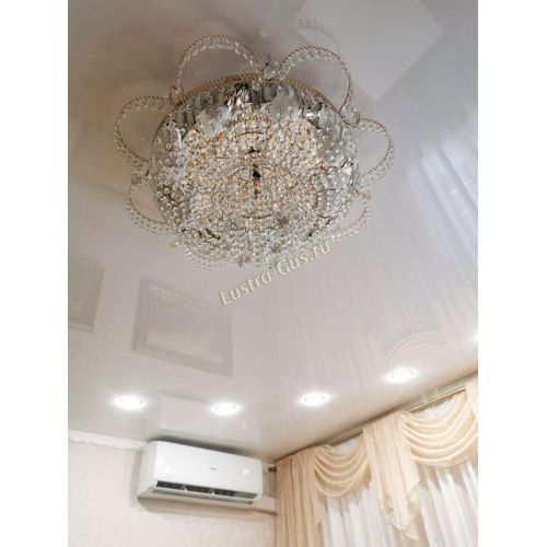 Люстра Камея №8 под бронзу в Подольске Гусь Хрустальный