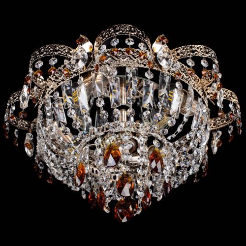 Люстра Камея Флора №4 чайная в Подольске Гусь Хрустальный