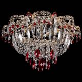 Люстра Камея Флора №4 красная в Подольске Люстра Камея Флора №4 красная в Подольске