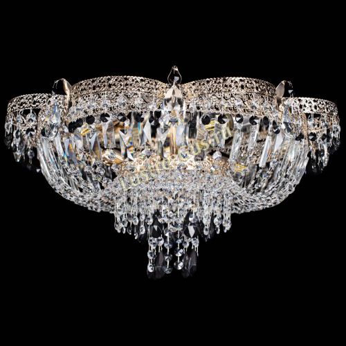 Люстра Камея Флора Журавлик №6 черная в Подольске Гусь Хрустальный