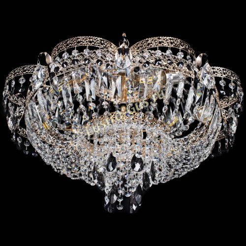 Люстра Камея Флора Журавлик №6 черная в Подольске Гусь Хрустальный